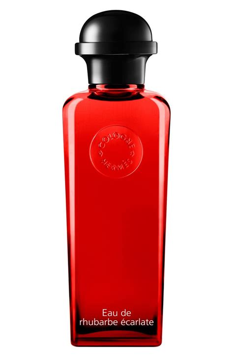 cologne hermes rhubarbe|Hermes eau de rhubarb ecarlate.